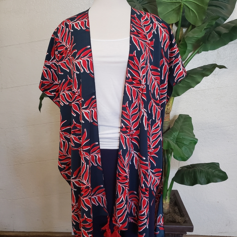 Red Leaf Kimono